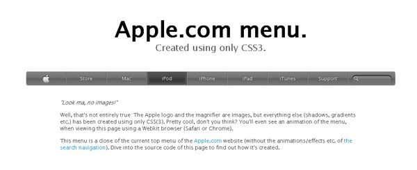 �˿����jQuery/CSS3�˵���Ч