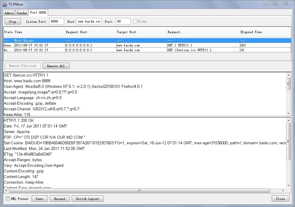 webservices�м��soapѶϢ��TCPMon��������ʹ��