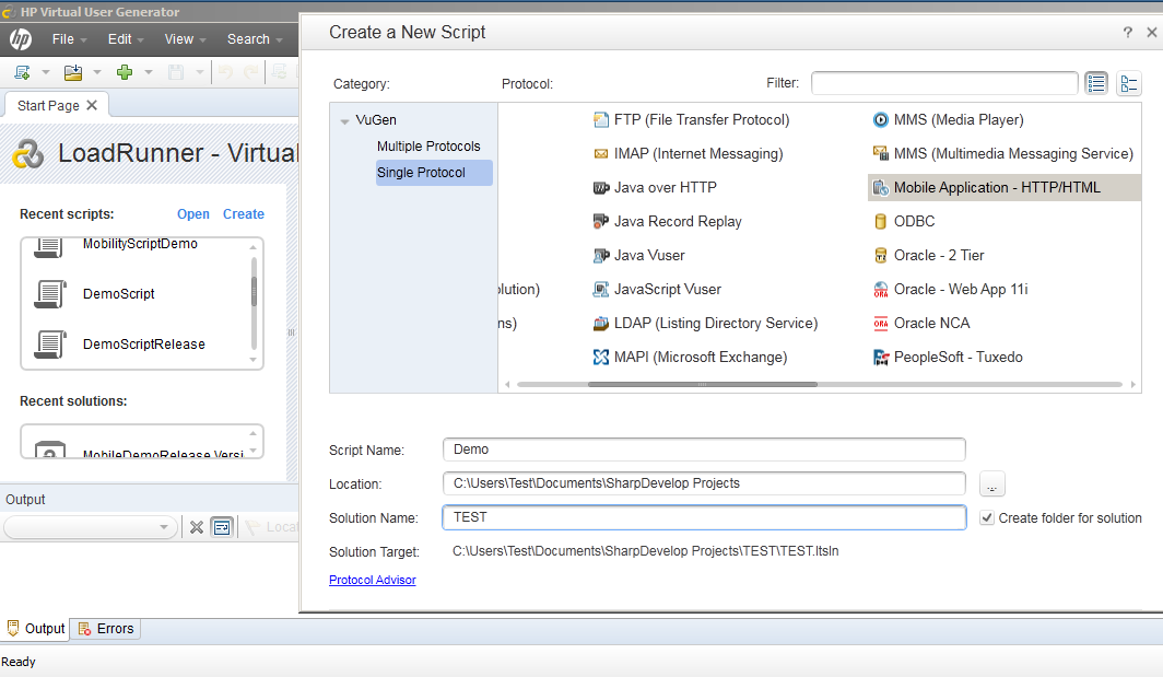 Load Runner mobile http/htmlЭ�����ֻ�Ӧ�����ܲ����еĶ���(��)