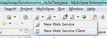 SAP&Java WebService(3) -JAVA����SAP���ɵ�WebService