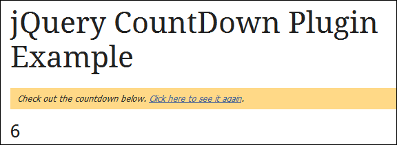 �����Ÿ�ʵ�õ�jQuery����ʱ���