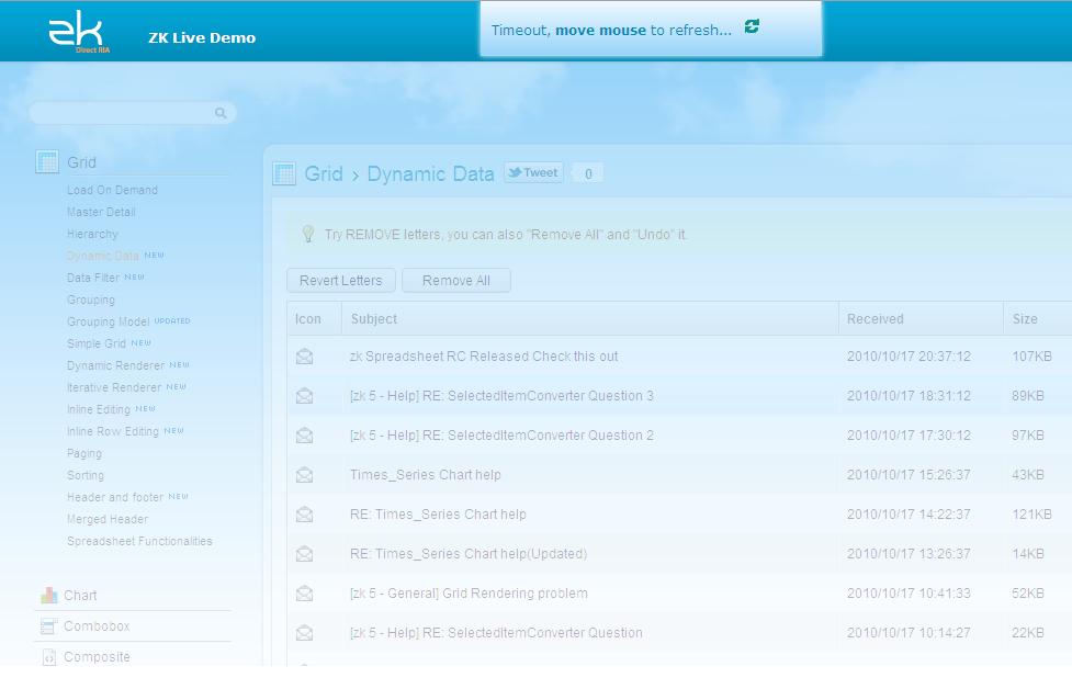 ZK Demo �Ի���ʱ(session timeout)�趨���