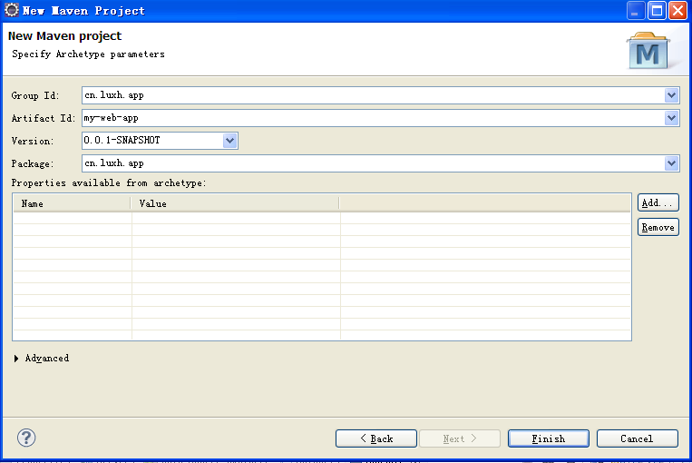 maven ����java��Ŀ, web��Ŀ