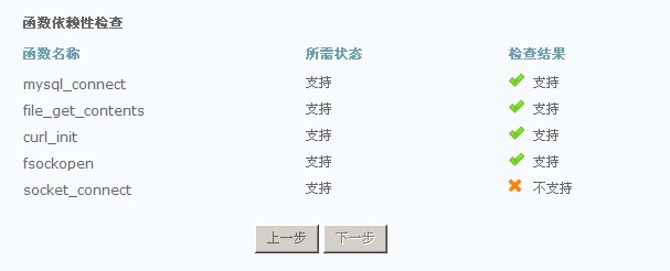 ������Ҫ��ο���socket_connect������ ��վ�޷���װ