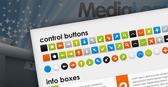 分享31套精美的Web跟手机开发UI素材包