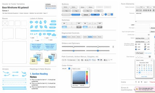 分享31套精美的Web跟手机开发UI素材包