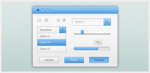 50+PSD�û�����Web��ƹǲ�