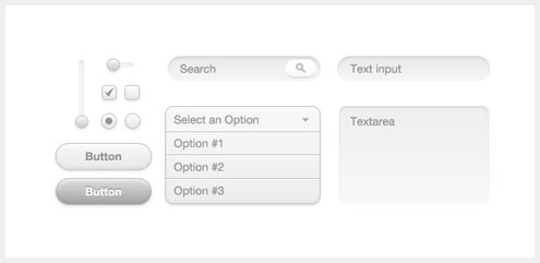 50+PSD�û�����Web��ƹǲ�