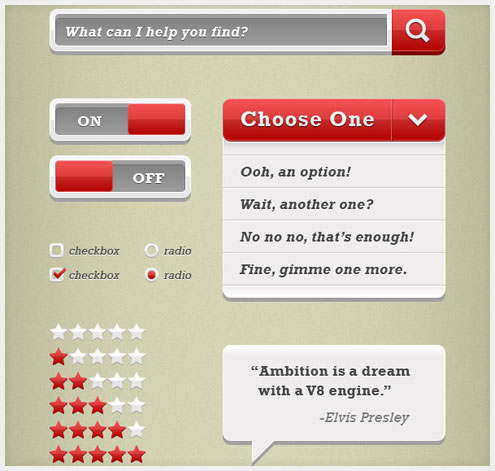 50+PSD�û�����Web��ƹǲ�