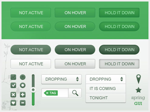 50+PSD�û�����Web��ƹǲ�