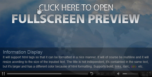 Video Players (21) 20+ 个免费跟高级的 Web 视频播放器
