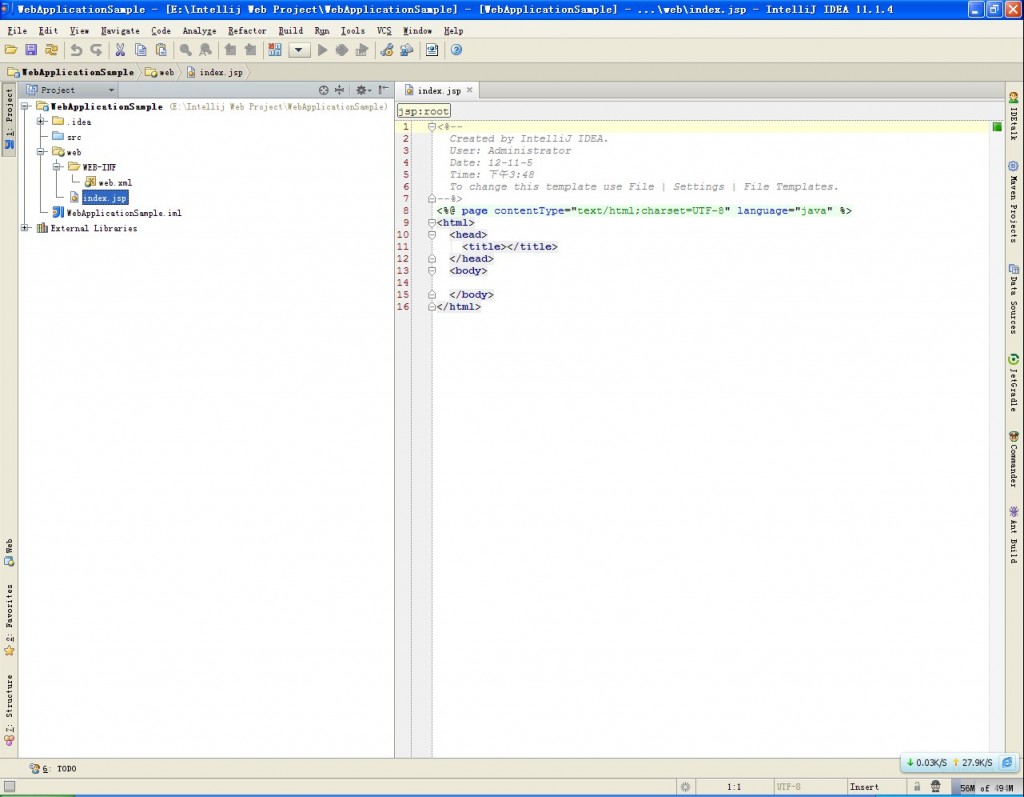 ��intellij idea 11����һ��Java Web��Ŀ