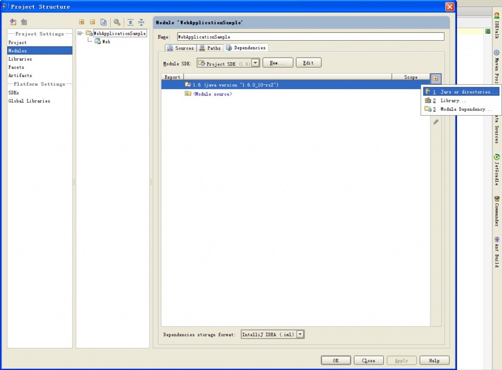 ��intellij idea 11����һ��Java Web��Ŀ