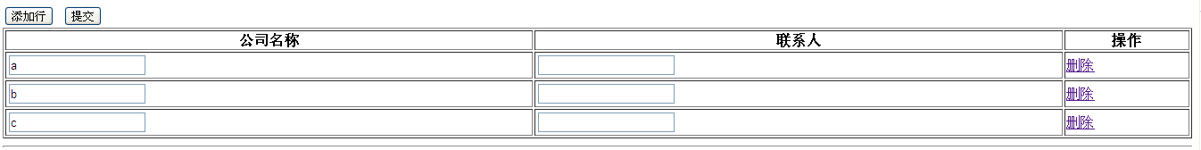jquery ��������ɾ�� �ύ����