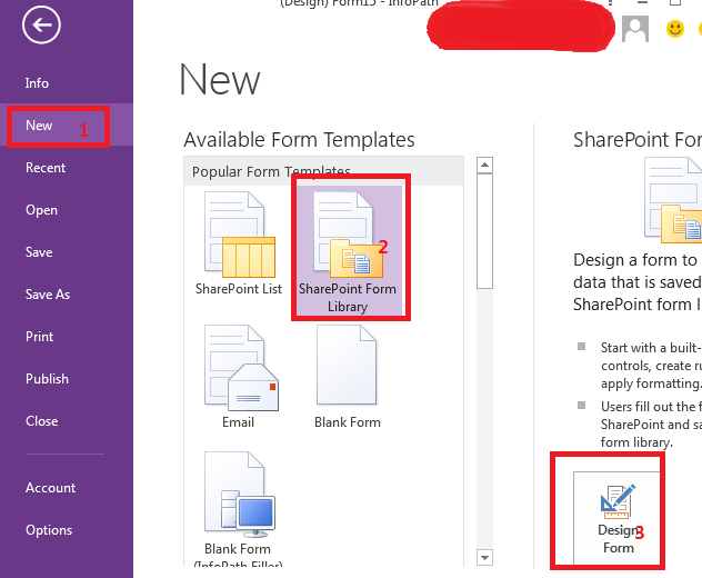SharePoint 2013 ʩ��InfoPath �ύ���ݵ�InfoPath form Library