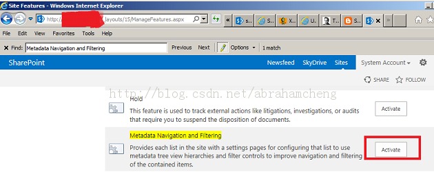 SharePoint 2013 վ����б�(�ĵ���) ��Meta data Navigation(����)