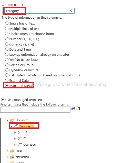 SharePoint 2013 վ����б�(�ĵ���) ��Meta data Navigation(����)