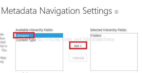 SharePoint 2013 վ����б�(�ĵ���) ��Meta data Navigation(����)