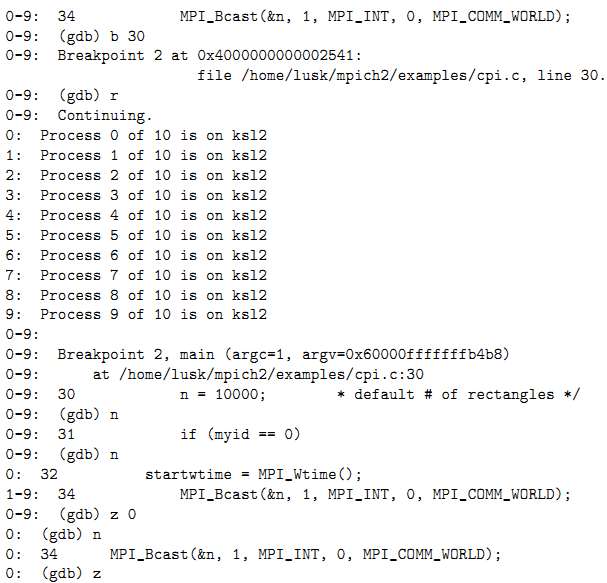 mpich2用户手册(简洁)