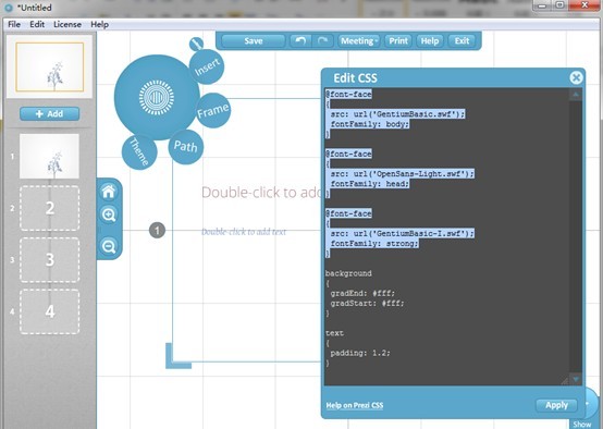 Prezi��������֧�ֲ���