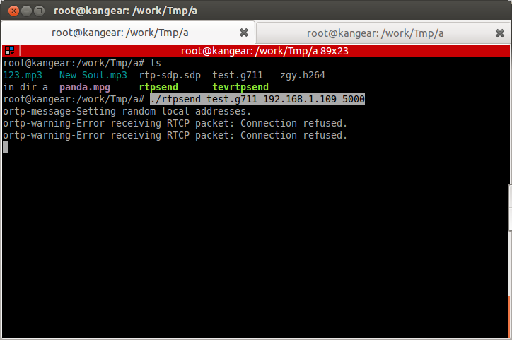 ortp�е�rtpsend����vlc����
