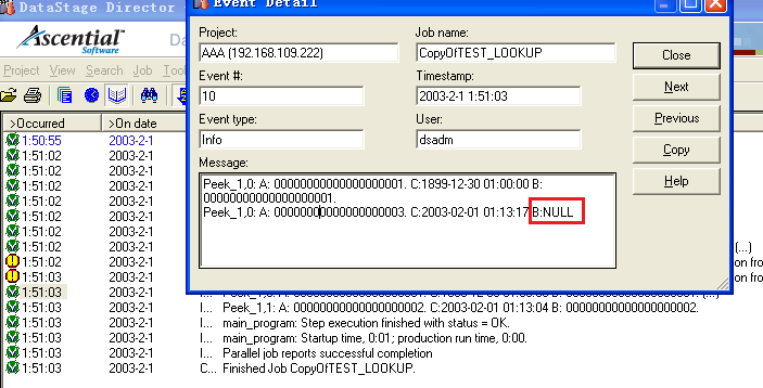 DataStage���������й�����֮����ʹ��Lookup Stage KEYֵ���������ʱ���ұ��ֶεĴ���