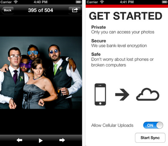 �ƶ˱���Ӧ��MyShoebox�����������豸��ͬ����Ƭ