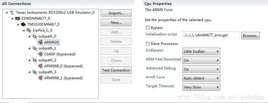 ʹ��xds100v2��CCSv5.4���ӵ���DM6467