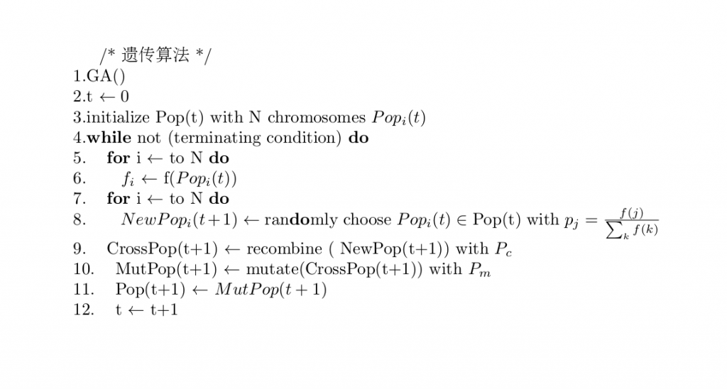 �Ŵ��㷨����������й�����