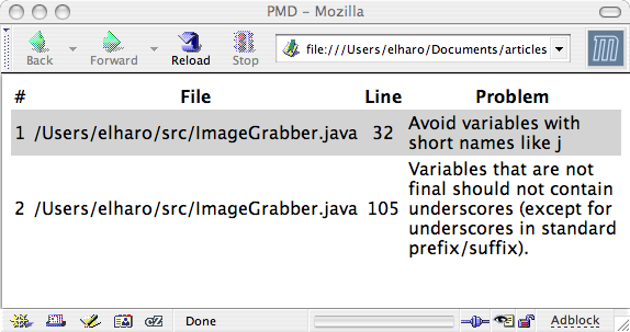 �� PMD �Ƴ� bug
