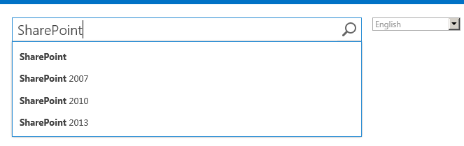 SharePoint 2013 �����������飨������ʾquery suggestions ��