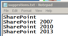 SharePoint 2013 �����������飨������ʾquery suggestions ��