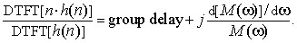 Ⱥ���Ӻ���(group delay function)&Ⱥ�ӳ��˲���