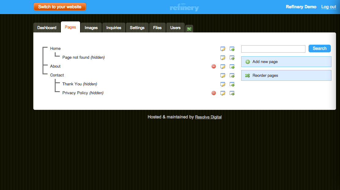 [һ] Refinery CMS:  ���������ʹ��