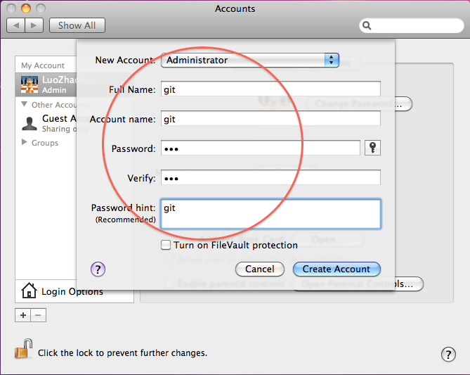 Mac ������ Git ������