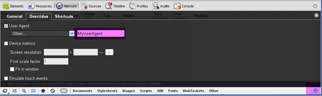 ôchrome޸User Agent,Http headers