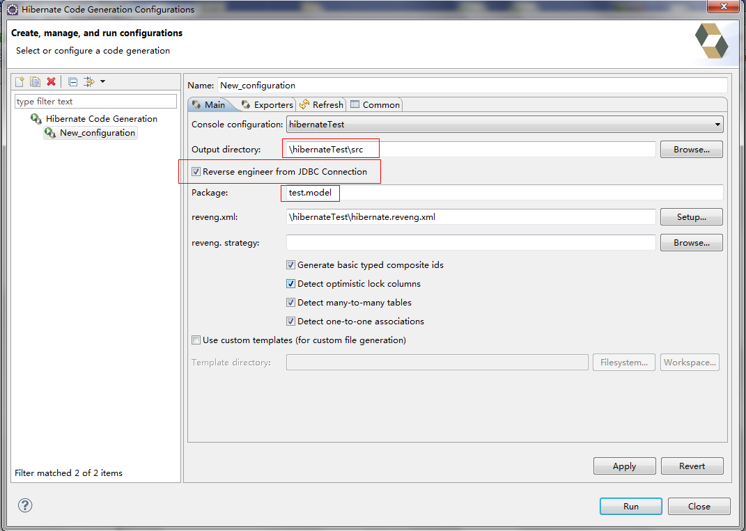 ʩ��hibernate tools�������POJO
