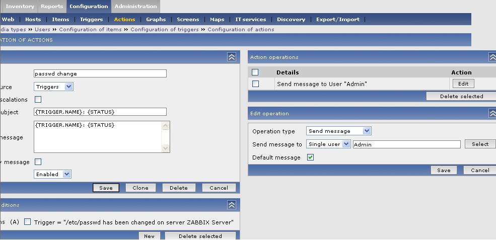 zabbix报警设立步骤