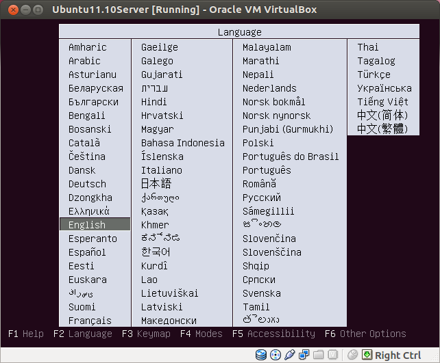 virtualboxͣ��װubuntu11.10 server