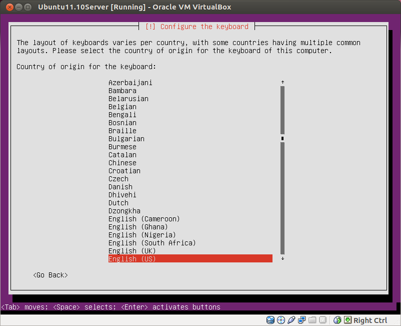 virtualboxͣ��װubuntu11.10 server