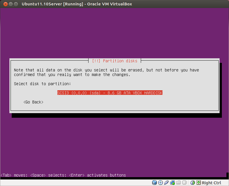 virtualboxͣ��װubuntu11.10 server