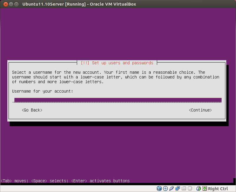 virtualboxͣ��װubuntu11.10 server