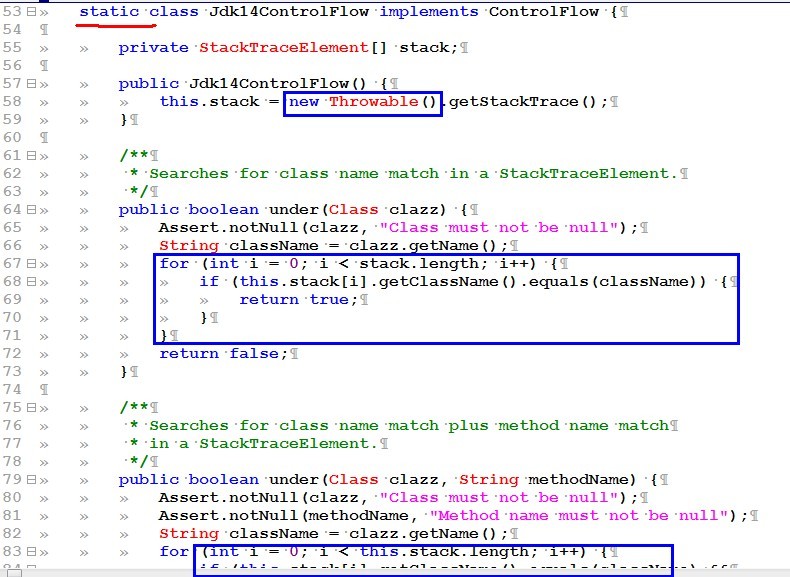 ����Spring��ControlFlowPointcut��Ч���й�����