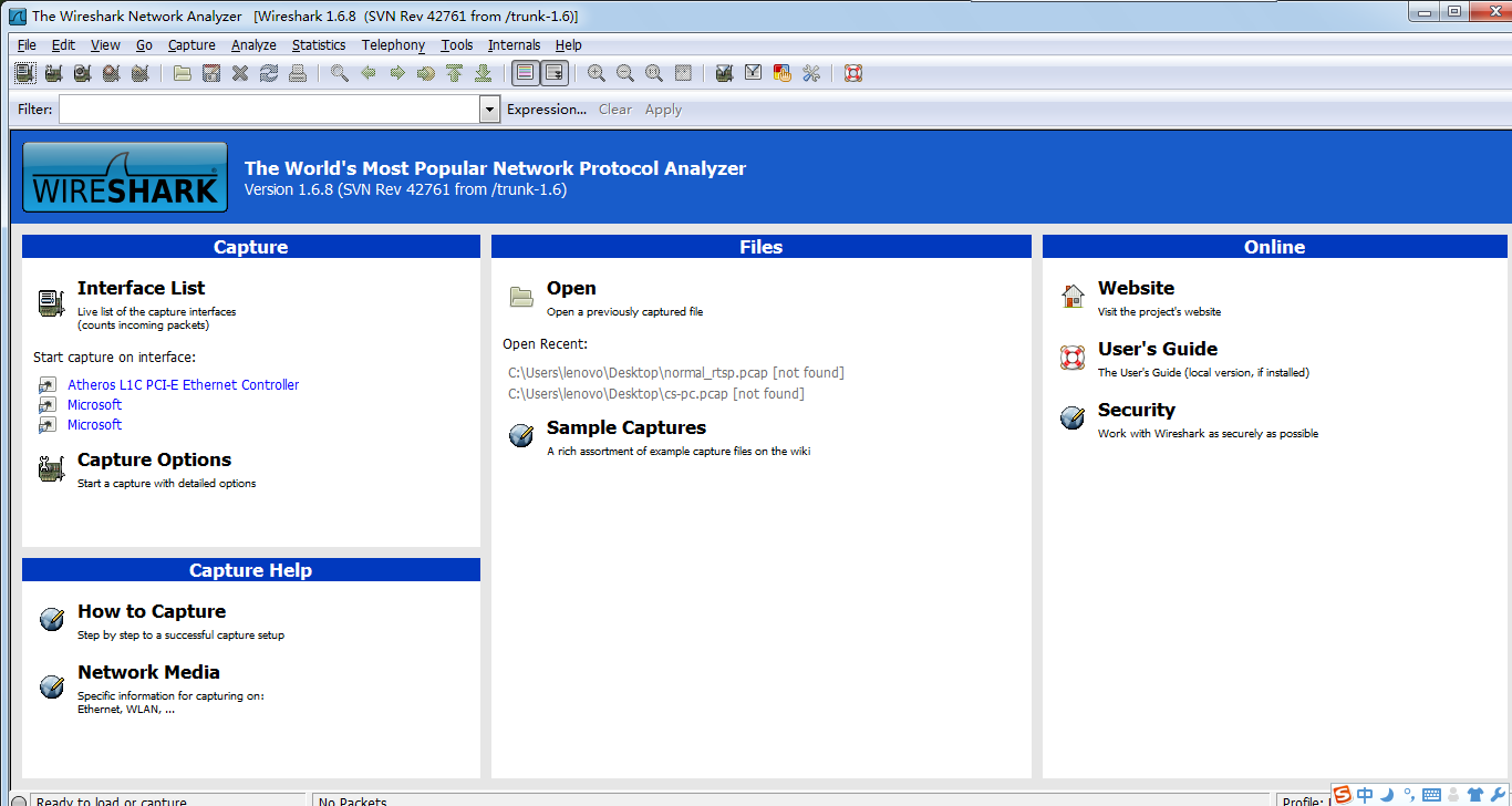 wiresharkץûץ(win7)