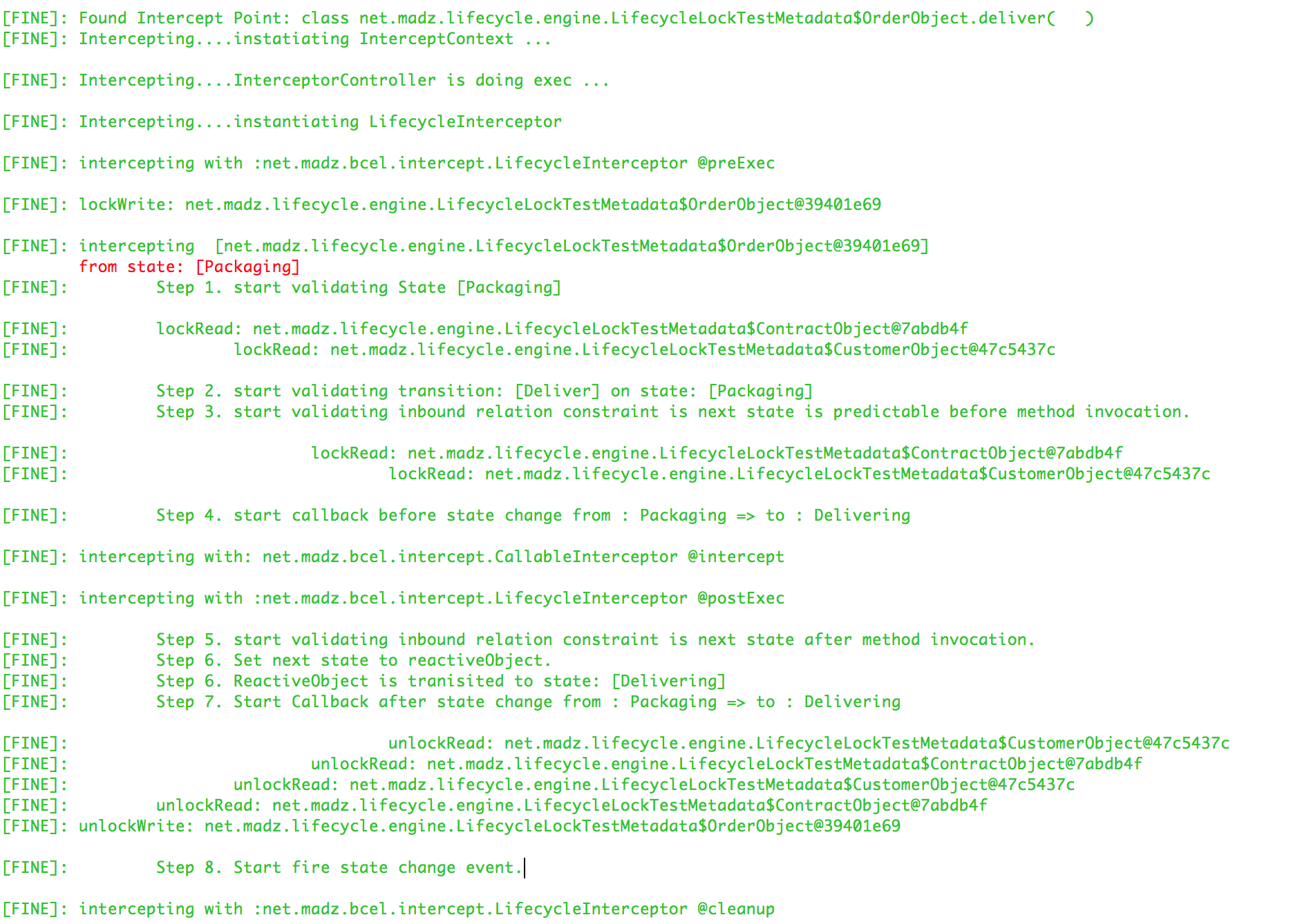 �������������ܣ����������������ԡ�����ϵ���д��ִ�й���ʾ��