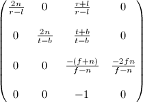 OpenGL Projection Matrix(ͶӰ�����Ƶ�)