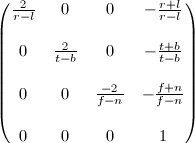 OpenGL Projection Matrix(ͶӰ�����Ƶ�)