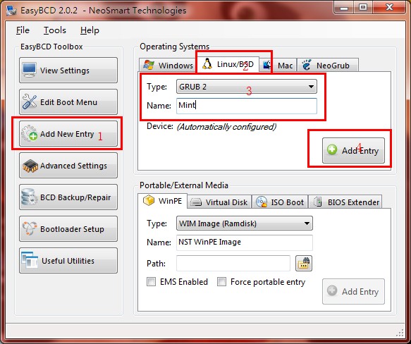 Windows ����Ӳ�̰�װUbuntu/Mint