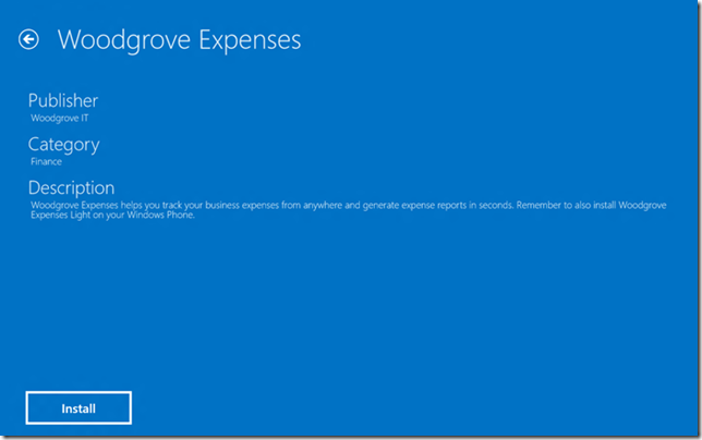 ��ҵ����Windows 8 Store ���Ӧ��