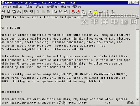 [ת]��ͨ�˵ı�����������VIM (for windows)